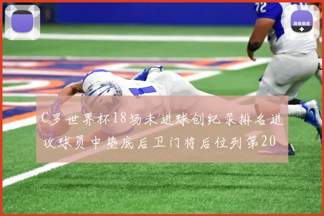 C罗世界杯18场未进球创纪录排名进攻球员中垫底后卫门将后位列第20